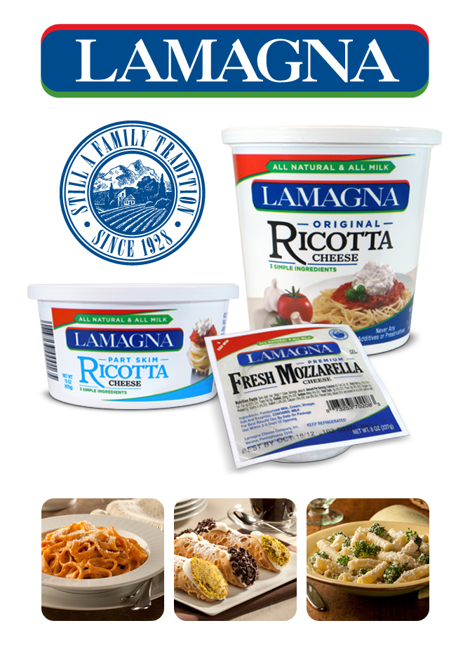 Lamagna Cheese Company Branding